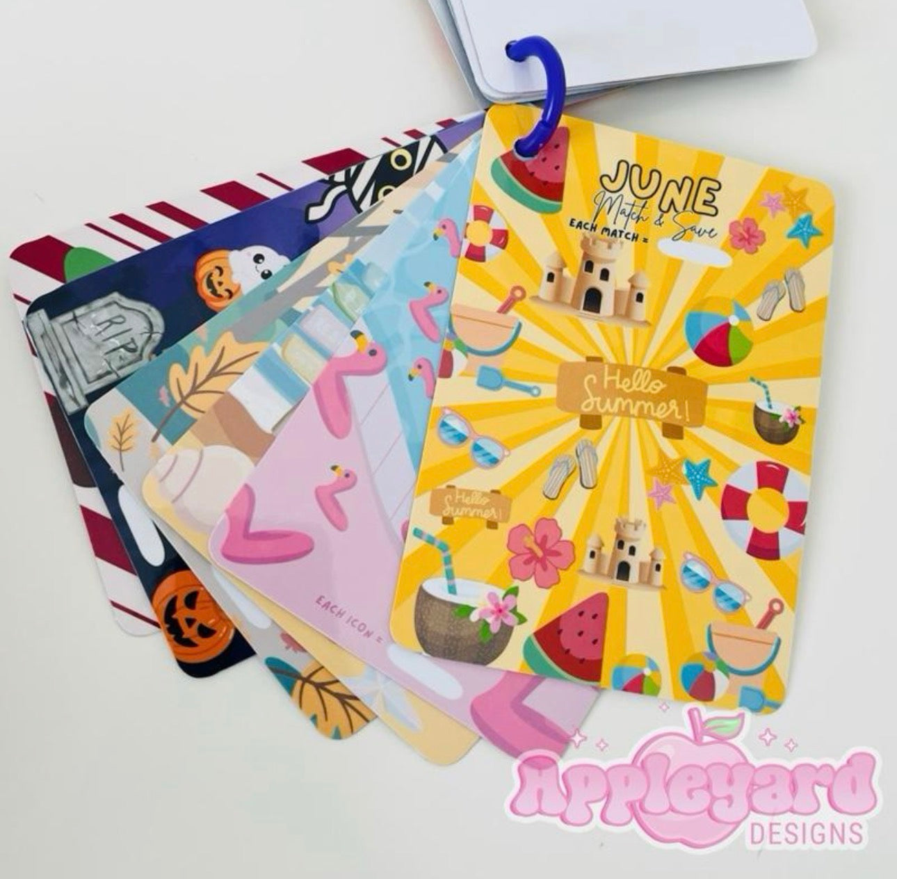 Mini 2027 Saving Challenge Bundle - 10x7cm Challenge Cards