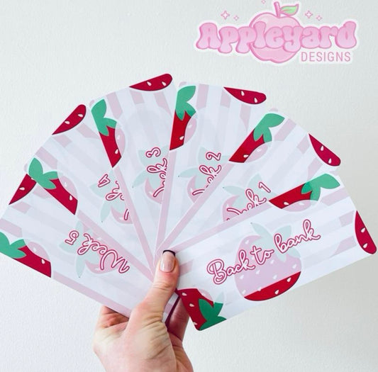 Strawberry Weekly budget inserts