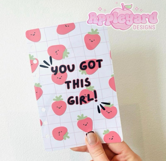 You Got This Girl Strawberry Dashboard